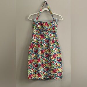 Girls From Savoy Garden Party floral halter dress size 8